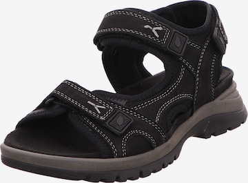 WALDLÄUFER Trekking sandal 'Sora' in Black: front