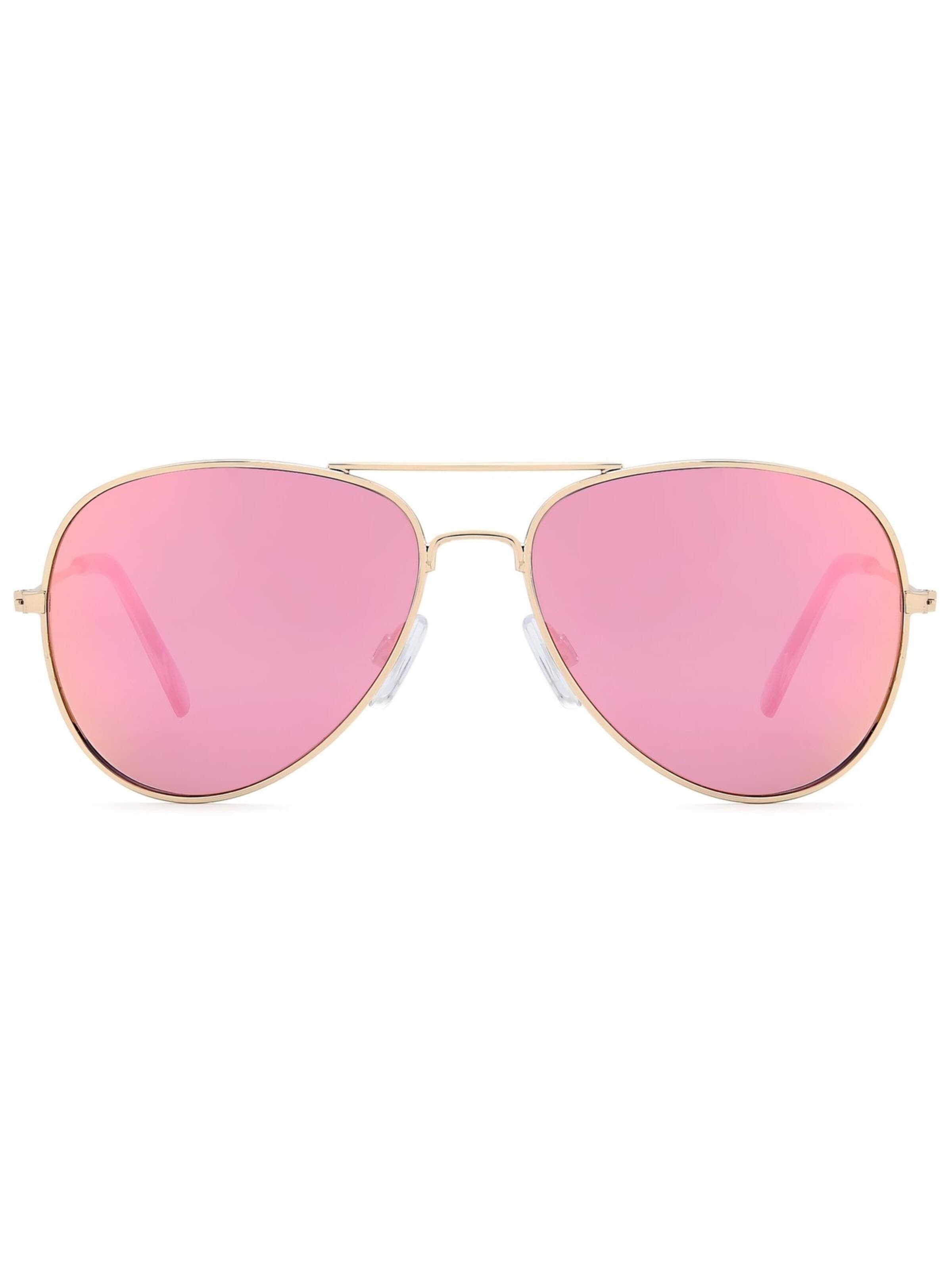 styleBREAKER Sonnenbrille 'Kinder Pilotenbrille 4 bis 10 Jahre'‌‌‌‌‌‌‌‌‌ in Pink: Vorderseite