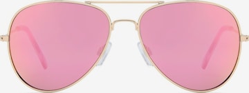 styleBREAKER Sunglasses 'Kinder Pilotenbrille 4 bis 10 Jahre' in Pink: front