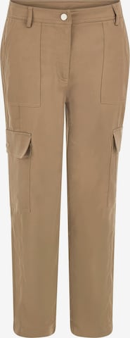 GUESS Cargo Pants in Brown: front