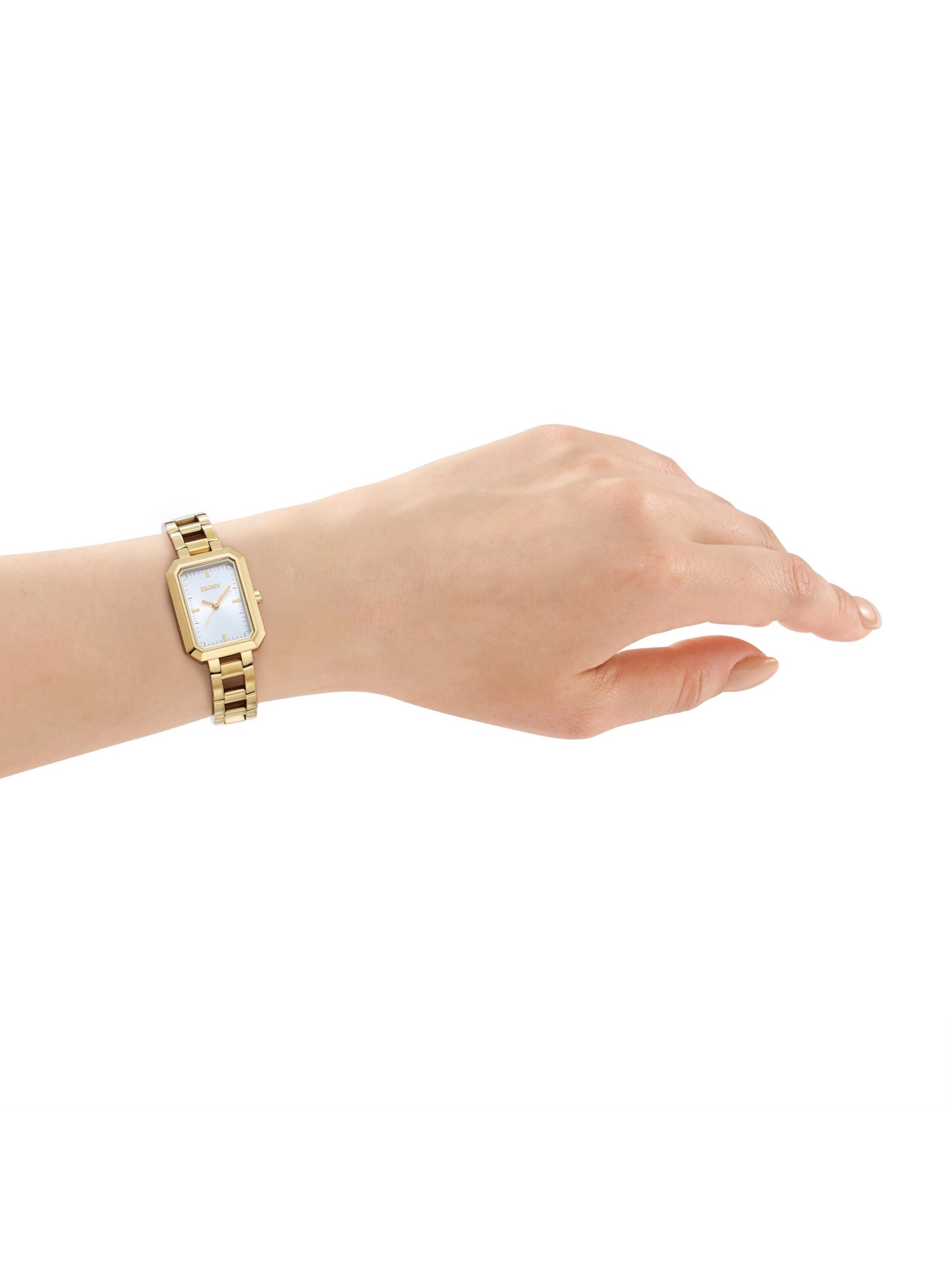 DKNY Uhr in Gold: Vorderseite