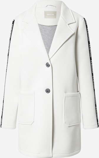 Palton de primăvară-toamnă Amber & June pe negru / alb, Vizualizare produs