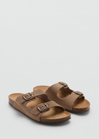 MANGO TEEN Mules 'Bio' in Brown