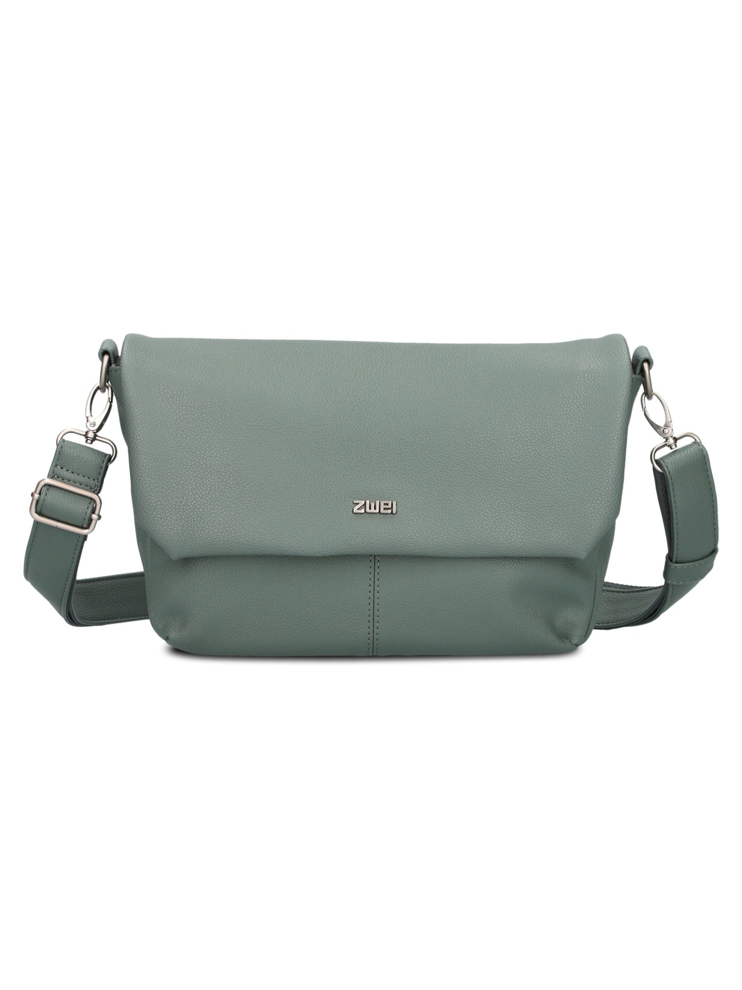 ZWEI Handbag 'MADEMOISELLE.M M60' in Green: front