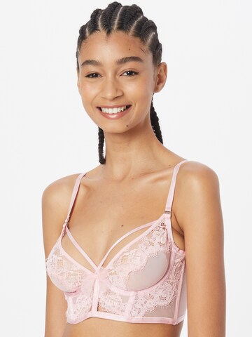 Invisible Soutien-gorge 'Louise' Hunkemöller en rose : devant