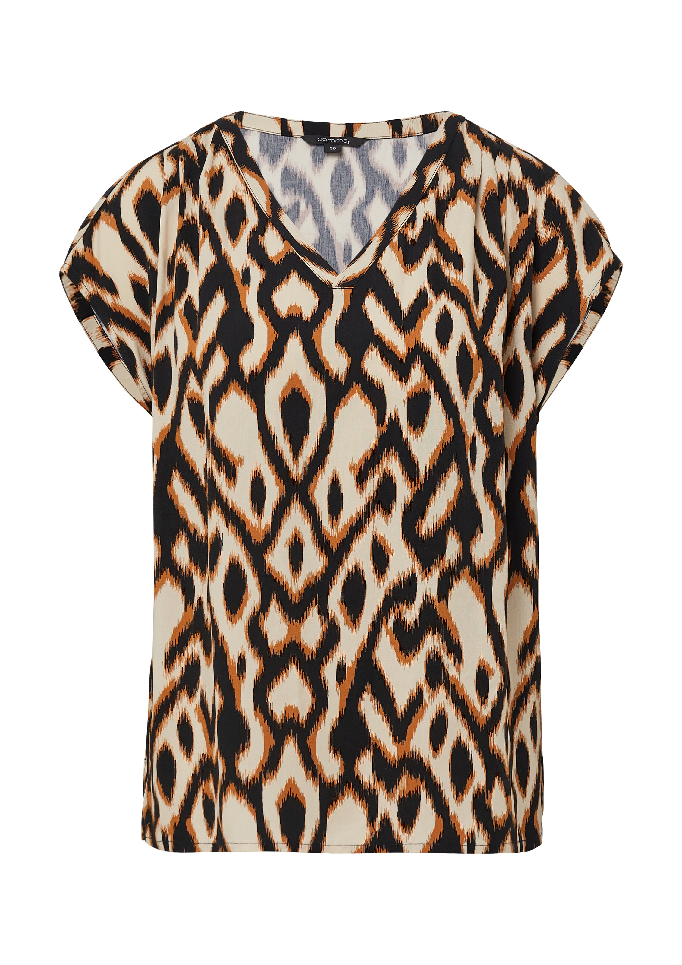 COMMA Blouse in Beige: voorkant