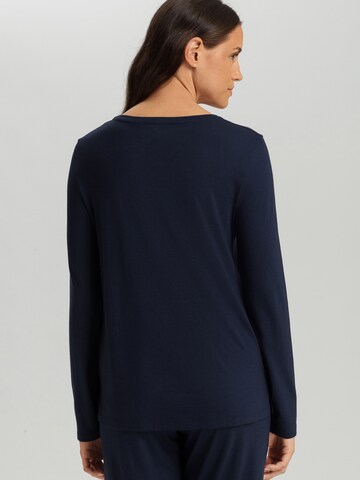 Hanro Shirt ' Sleep & Lounge ' in Blue