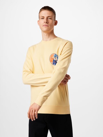 JACK & JONES - Sweatshirt em amarelo: frente