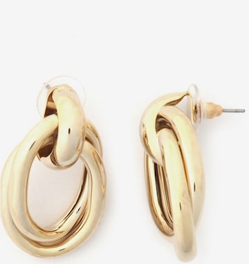 J. Jayz Earrings in Gold: front