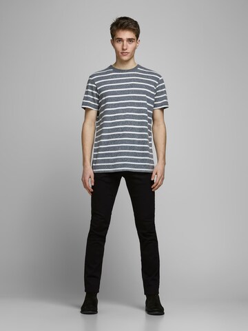 Coupe slim Jean 'GLENN' JACK & JONES en noir