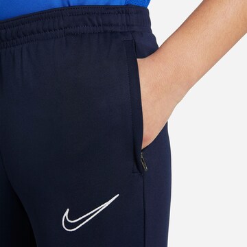 Skinny Pantalon de sport 'Academy 21' NIKE en bleu