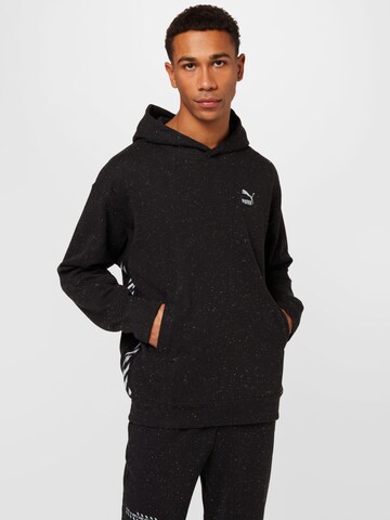 PUMA Sweatshirt in Black: front