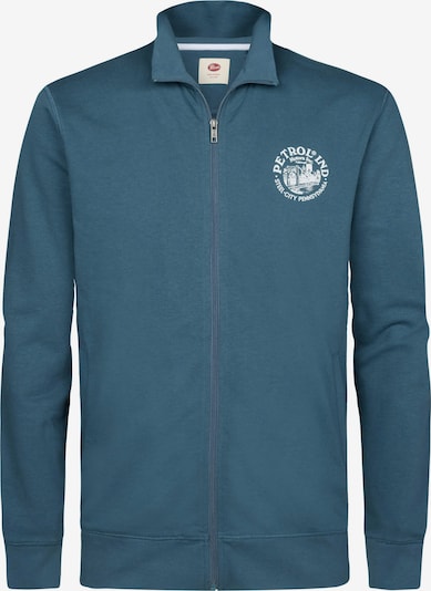 Petrol Industries Sweatjacke in S in cyanblau, Produktansicht