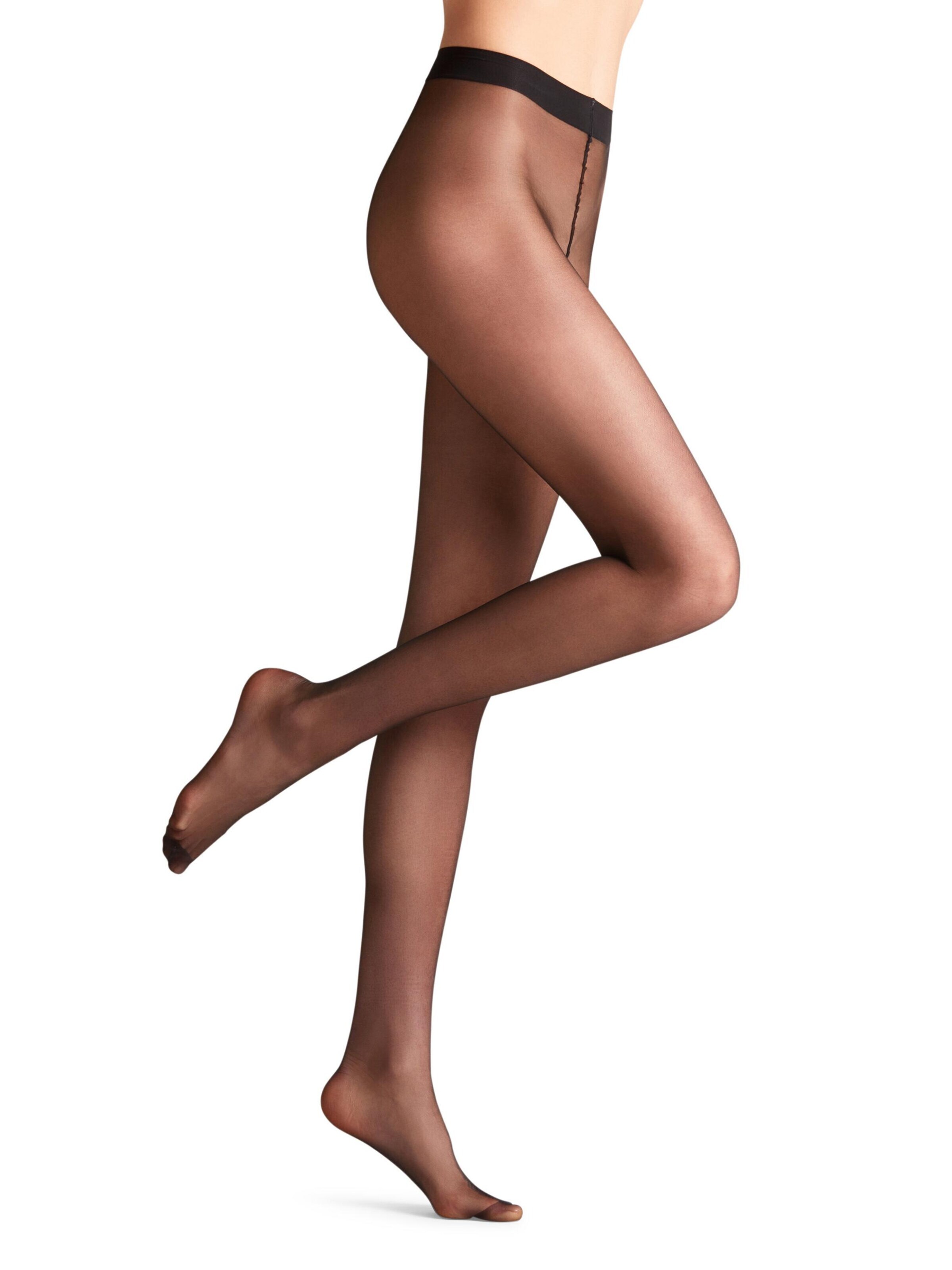 FALKE Tights 'Seidenglatt' in Black