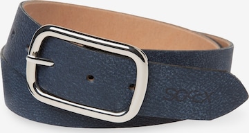 Soccx Belt in Blue: front