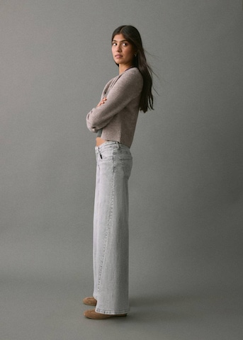 MANGO TEEN Boot cut Jeans in Grey