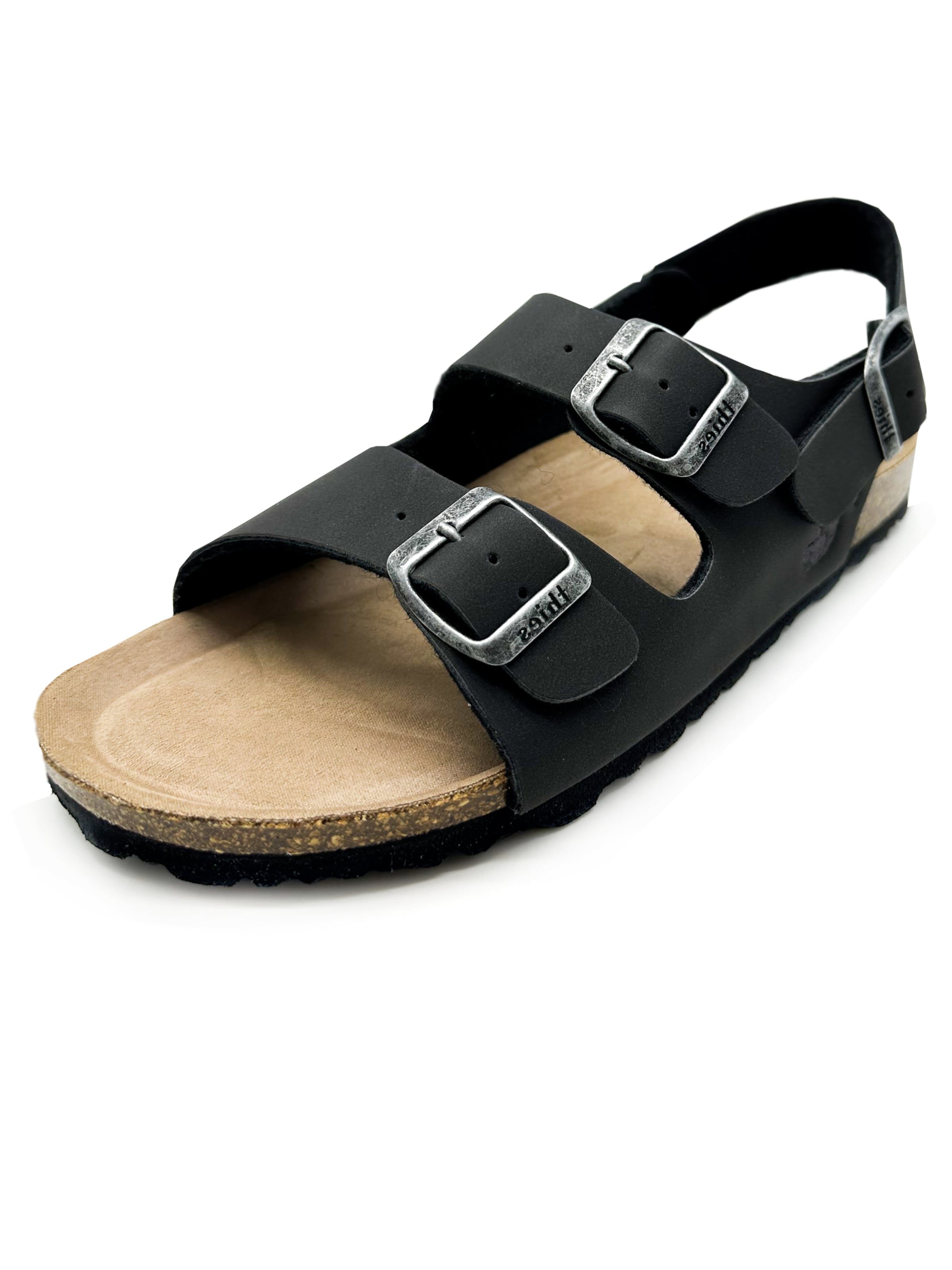 thies Sandals 'thies 1856 ® Eco Bio Backstrap Sandal' in Grey: front