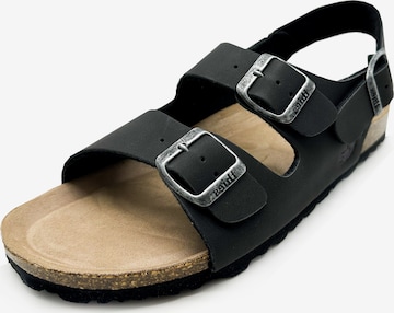thies Sandale 'thies 1856 ® Eco Bio Backstrap Sandal' in Grau: Vorderseite