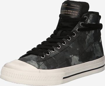 REPLAY High-Top Sneakers in Black: front