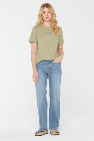 SENSES.THE LABEL Regular Jeans GU.LIA Mid Rise  Flared Leg in Blau