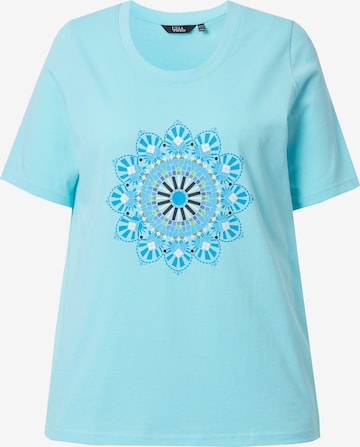 Tricou de la Ulla Popken pe albastru: față