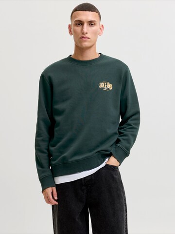 JACK & JONES - Sudadera 'JJAERO' en verde: frente