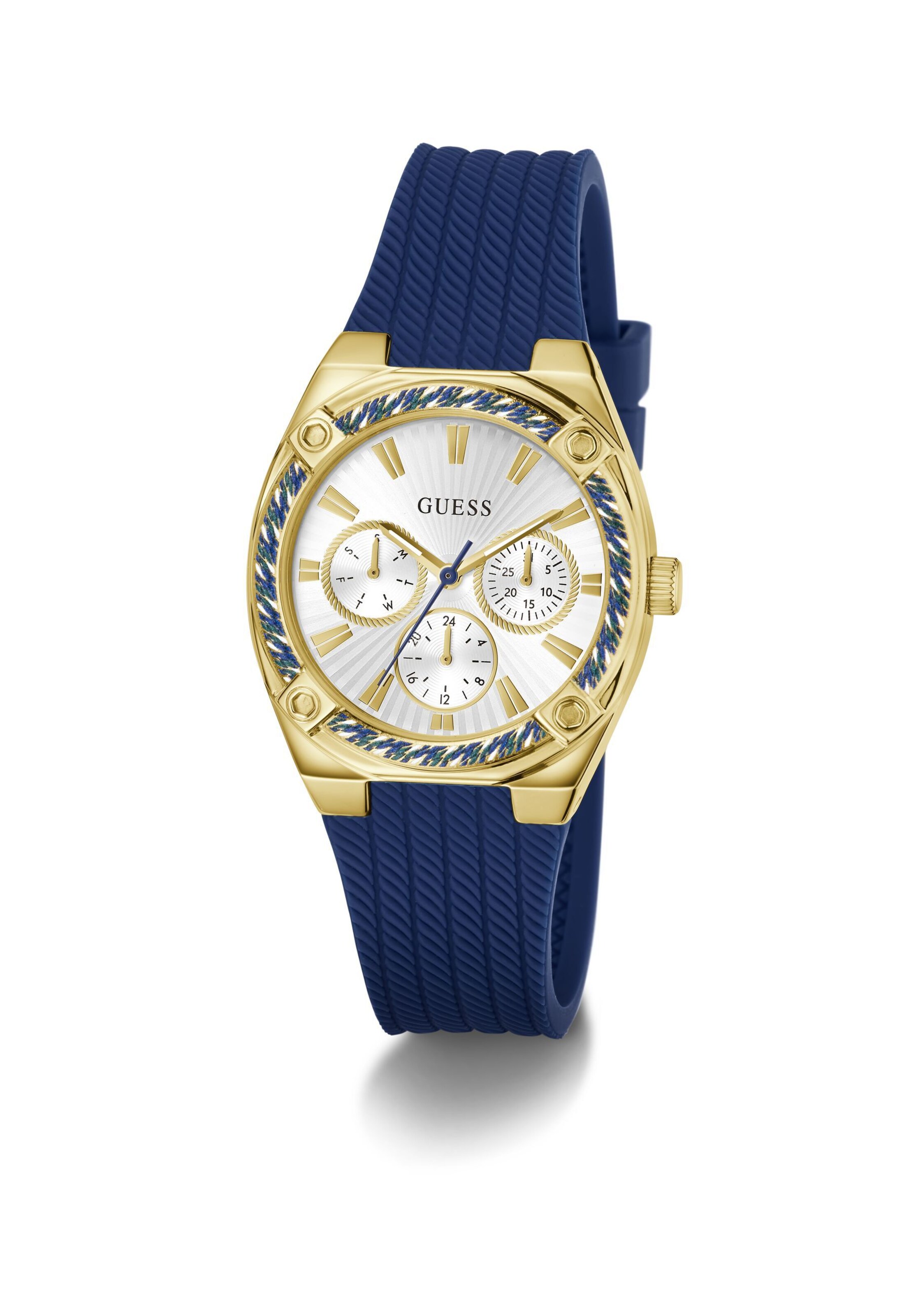 Orologio analogico 'Saylor' di GUESS in blu