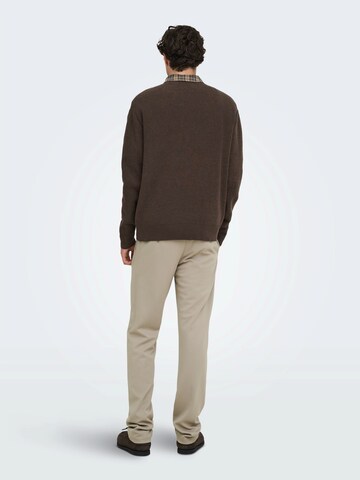 Pullover 'ONSRodger' di Only & Sons in marrone