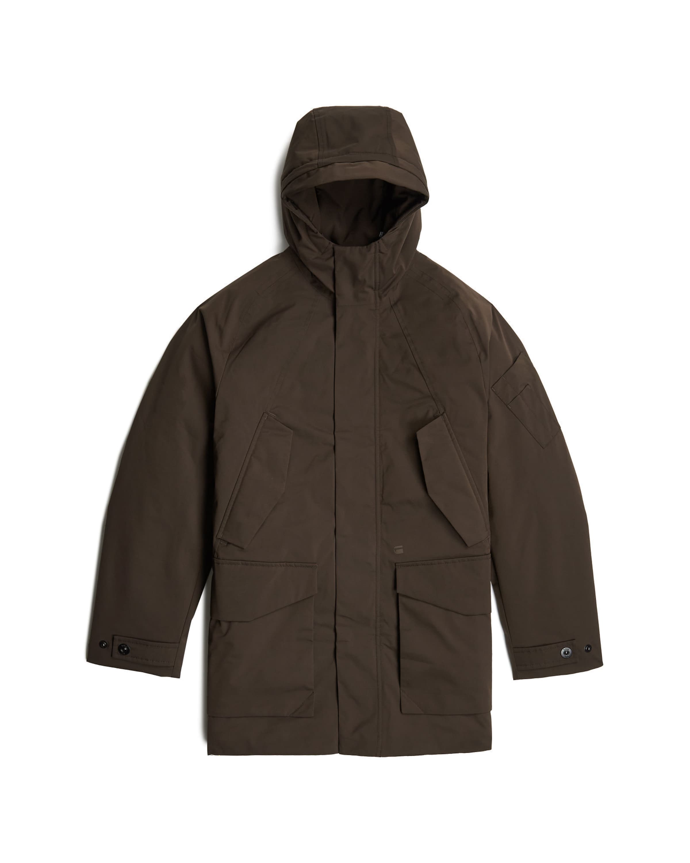 G-STAR Tussenparka in Bruin: voorkant