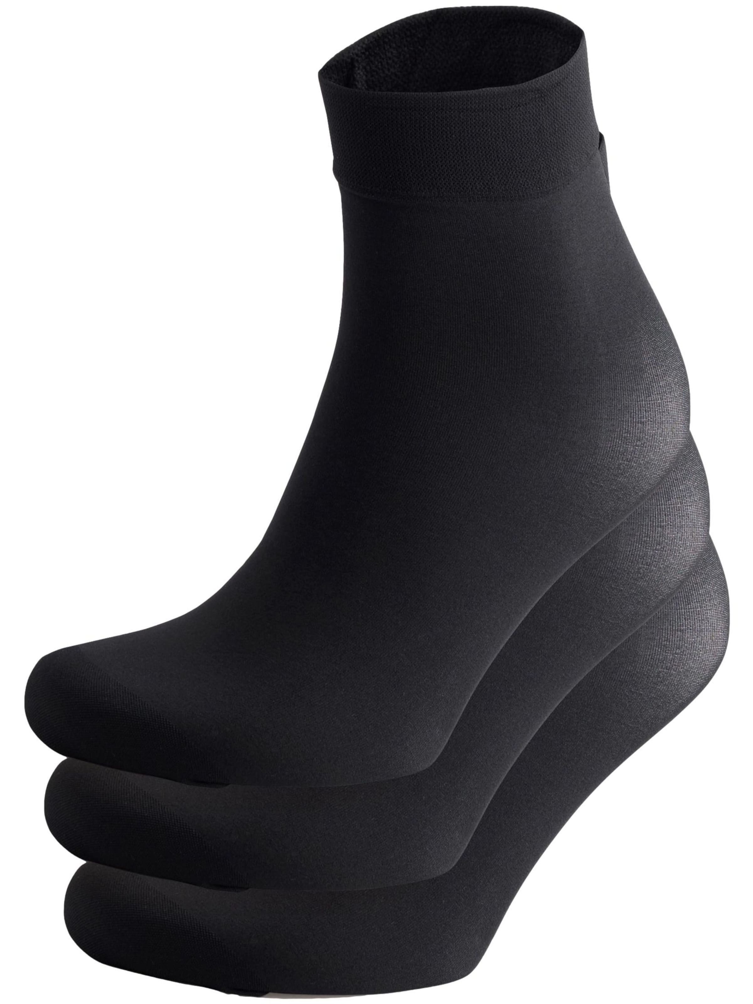 Next Socks in Black: front