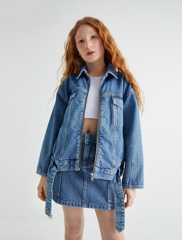 Koton Between-Season Jacket in Blue: front