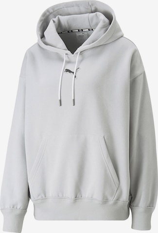 PUMA - Sweatshirt de desporto em cinzento: frente