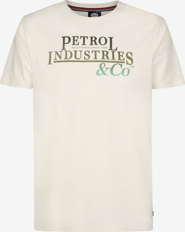 Petrol Industries - Camiseta 'Classic' en blanco: frente