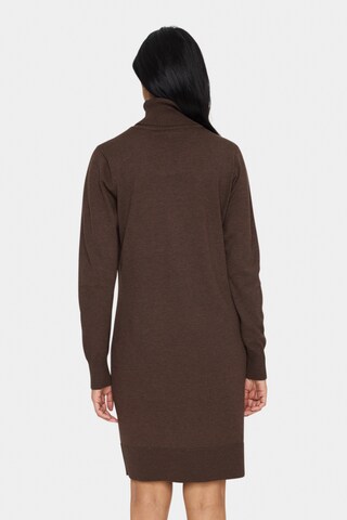 SAINT TROPEZ - Vestido de malha 'SZ Mila' em castanho