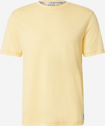 SCOTCH & SODA Μπλουζάκι σε κίτρινο: μπροστά