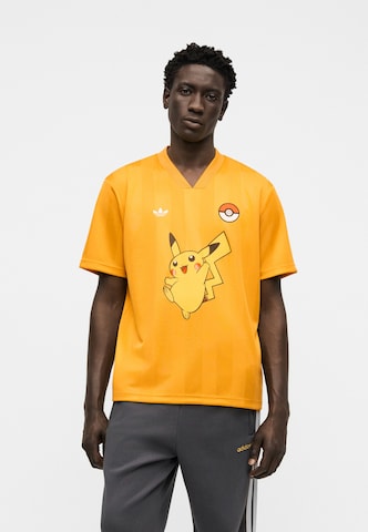 ADIDAS ORIGINALS Tričko 'POKE' – žlutá: přední strana