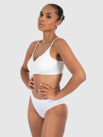 Smilodox Bralette Sports bra ' Nysa ' in White