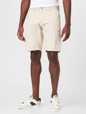 s.Oliver - Slimfit Pantalón en beige: frente