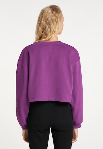 Sweat-shirt myMo ROCKS en violet