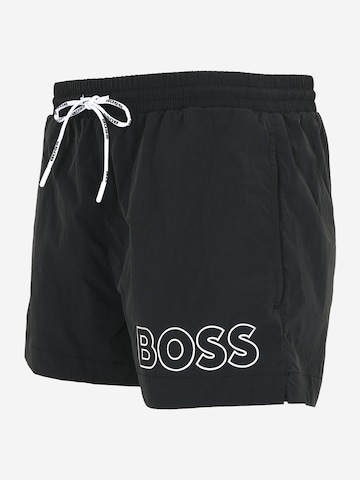 BOSS Orange Zwemshorts 'Mooneye' in Zwart