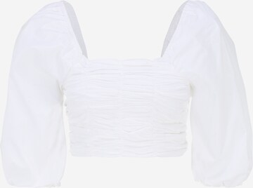 River Island - Top em branco: frente