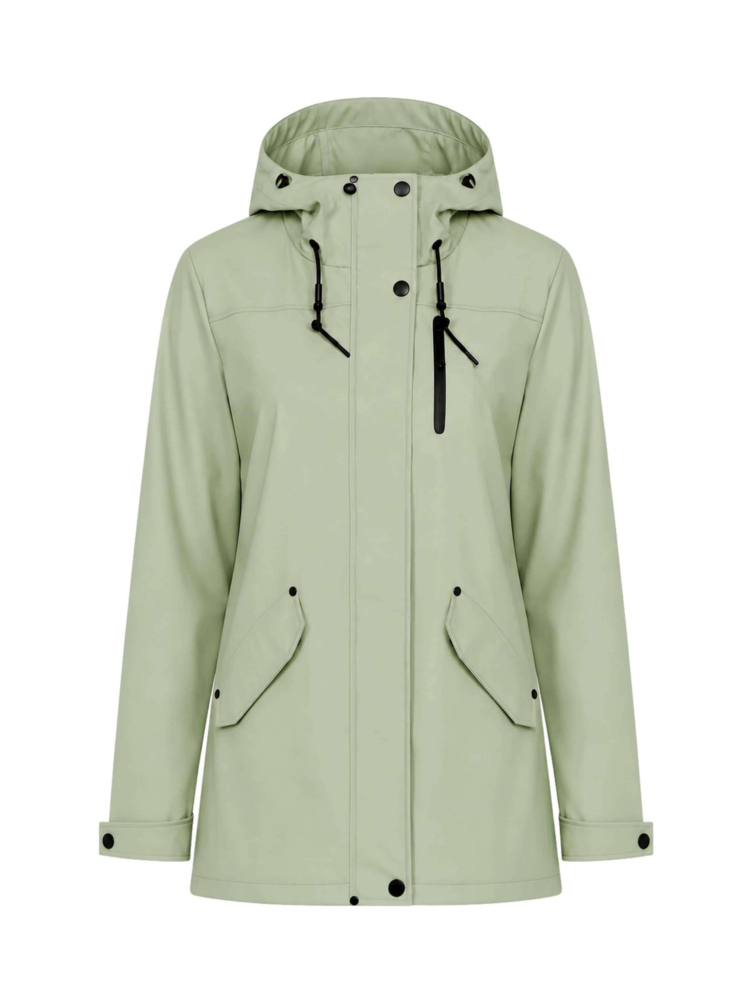 Ragwear Funkcionalna jakna 'Meast Rainy' | zelena barva: sprednja stran