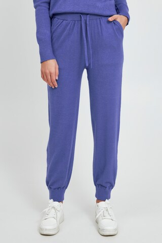 b.young Regular Broek 'MILO' in Blauw: voorkant