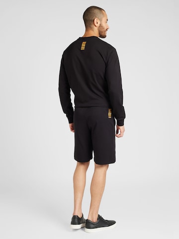 EA7 Emporio Armani Loosefit Bukser 'Core Identity' i sort