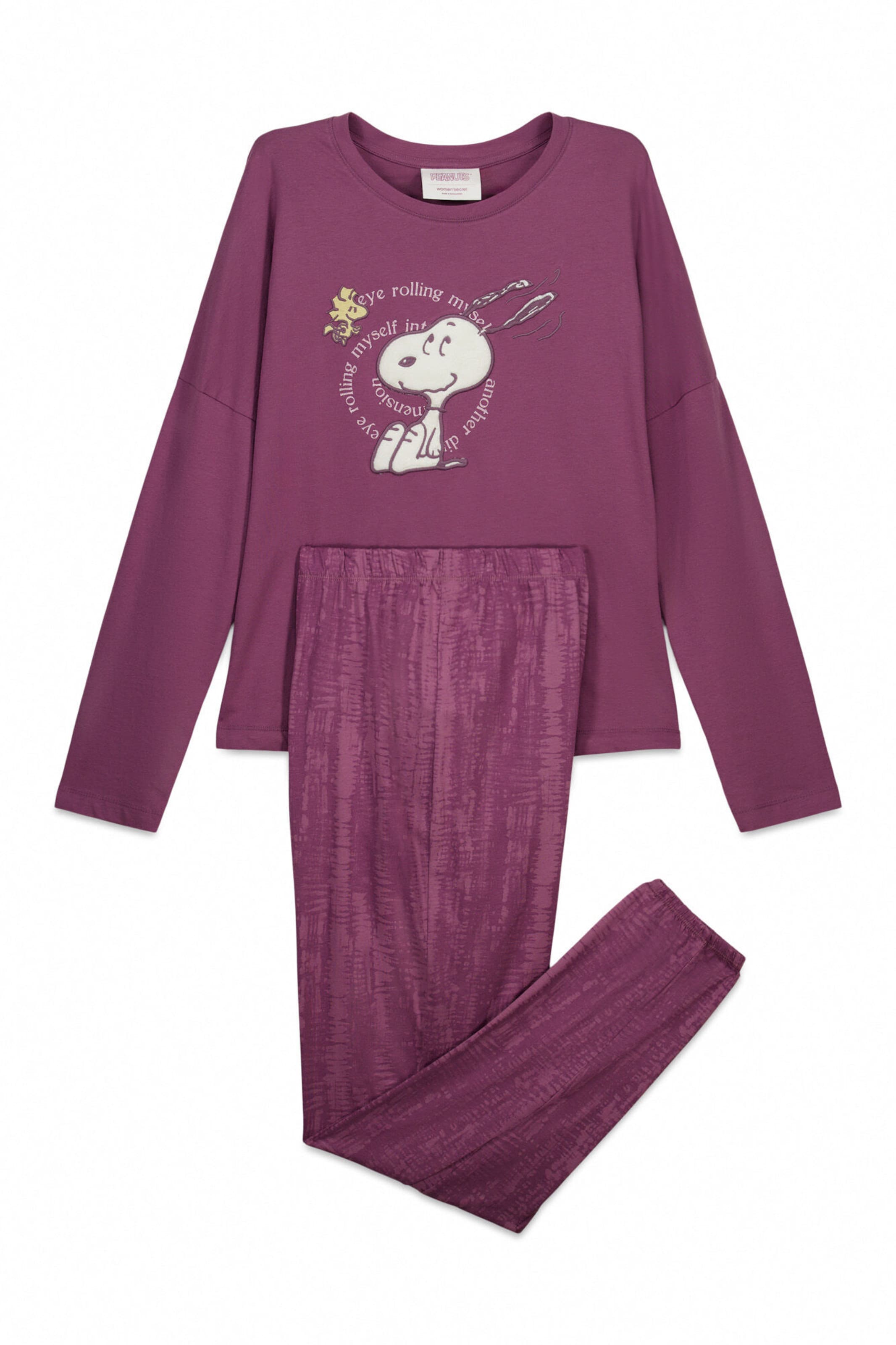 Pyjama Women' Secret en violet : devant