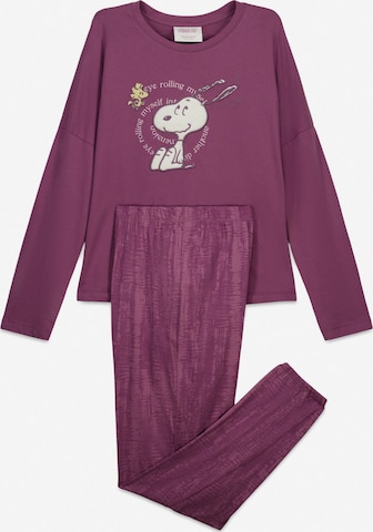 Women' Secret Pyjama värissä lila: etupuoli
