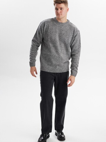 Dxnmxrk Pullover 'DxFolkvar' in Grau