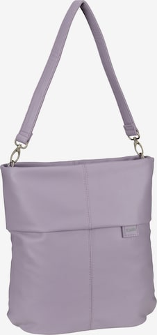 ZWEI Handbag ' Mademoiselle M12 ' in Purple: front