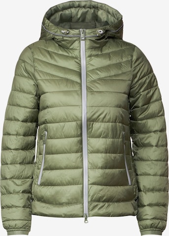 CECIL Between-season jacket in Green: front