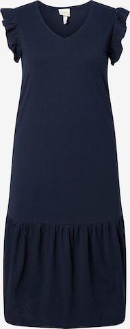 Ulla Popken Mekko värissä sininen: etupuoli